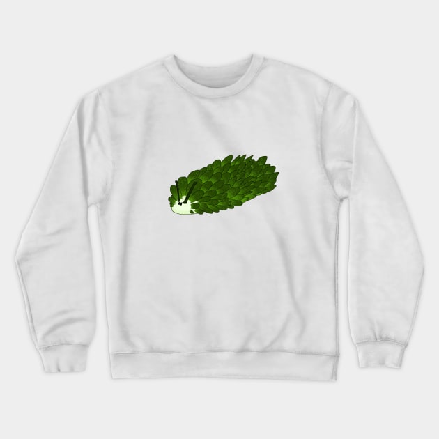 Leaf Sheep Sea Slug Crewneck Sweatshirt by Moopichino